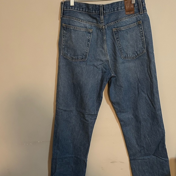 Goodfellow & Co Mens Relaxed Fit Cotton Denim Blue Jeans Medium Wash Faded 33x32 - Picture 5 of 6